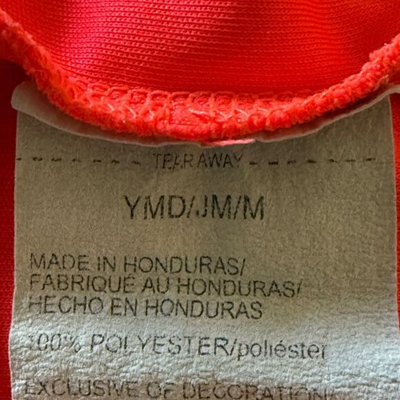 Under Armour Neon Orange Camo Shirt Youth Medium Loose Fit - Picture 9 of 9